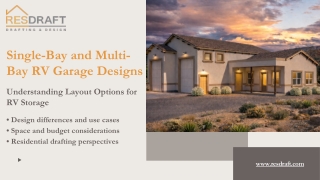 Single-Bay and Multi-Bay RV Garage Designs