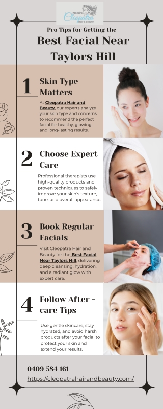 Pro Tips for Getting the Best Facial Near Taylors Hill