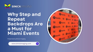 Why Step and Repeat Backdrops Are a Must for Miami Events
