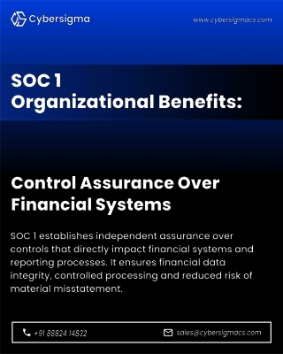 Organizational Benefits SOc 1 Cybersigma
