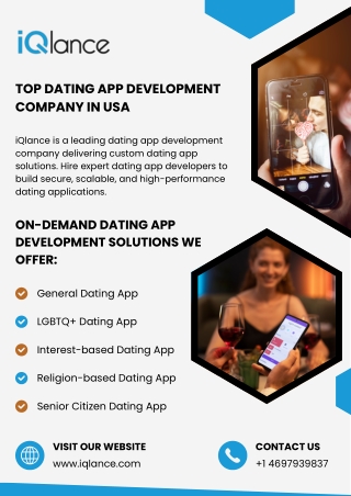 Top Dating App Development Company in USA | iQlance