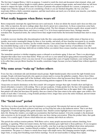 Life After Discontinuation: How Your Face Adjusts Post-Botox