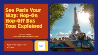 How the Paris Hop On Hop Off Bus Tour Works - Know Everything