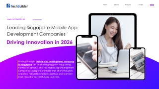 Leading Singapore Mobile App Development Companies Driving Innovation in 2026