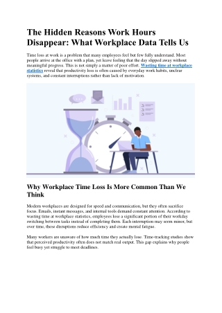 Wasting-Time-at-Workplace-Statistics