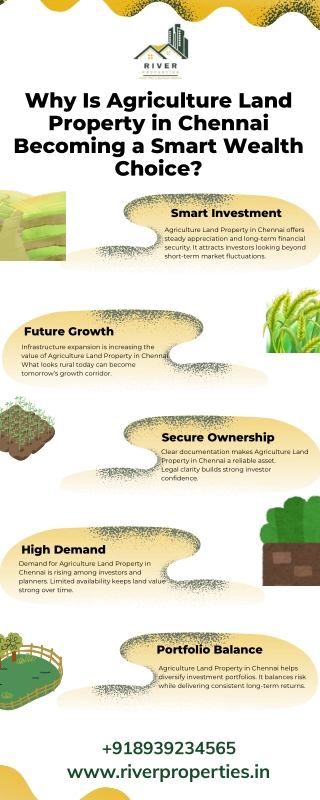 Looking for Safe Returns Through Agriculture Land Property in Chennai?