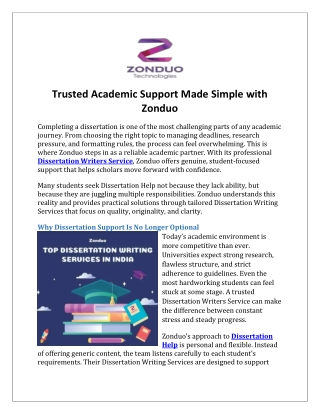 Trusted Academic Support Made Simple with Zonduo
