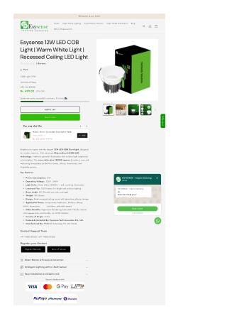 COB Lights for Focused Home Lighting