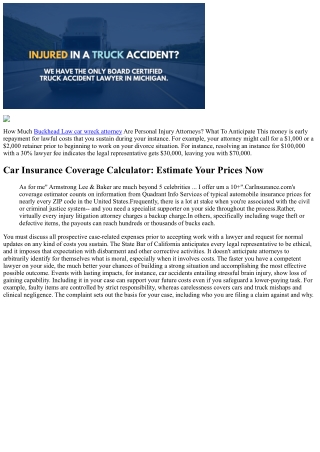 Just How Much Does A Personal Injury Attorney Cost?