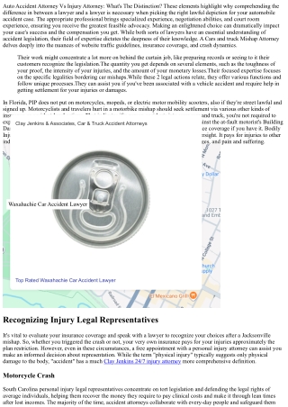Accident Lawyer Vs Civil Litigation Legal Representative: What's The Distinction
