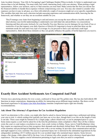 How To Select The Most Effective Vehicle Accident Lawyer