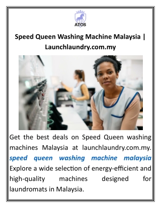 Speed Queen Washing Machine MalaysiaLaunchlaundry.com.my