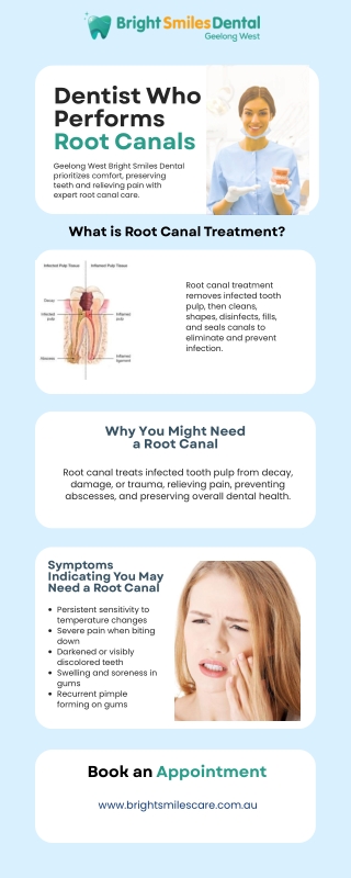 Dentist Who Performs Root Canals | Bright Smiles Dental