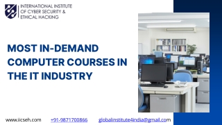 Most In-Demand Computer Courses in the IT Industry