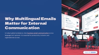 Why Multilingual Emails Matter for Internal Communication
