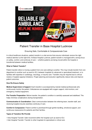 Patient_Transfer_Base_Hospital_Lucknow