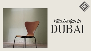 villa design dubai