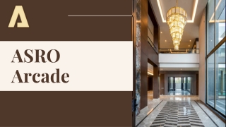 ASRO Arcade _ Architecture Firm in Dubai