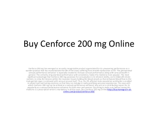 Buy Cenforce 200 mg Online