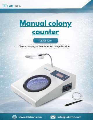 Manual Colony Counter LMCC-A11 - Laboratory Colony Counter