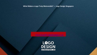 What Makes a Logo Truly Memorable— Logo Design Singapore