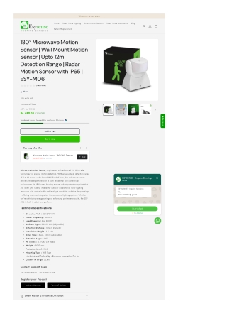 Motion Sensors for Residential Lighting Automation