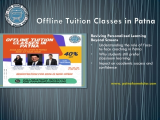 Offline Tuition Classes in Patna