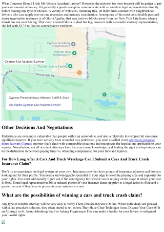 What Inquiries Should I Ask My Automobile Crash Lawyer?