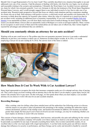 When Should I Employ A Vehicle Mishap Attorney In Arizona?