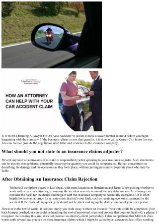 Should I Get A Legal Representative After A Cars And Truck Accident?