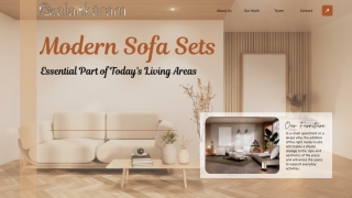 Modern Sofa Sets - Essential Part of Today's Living Areas