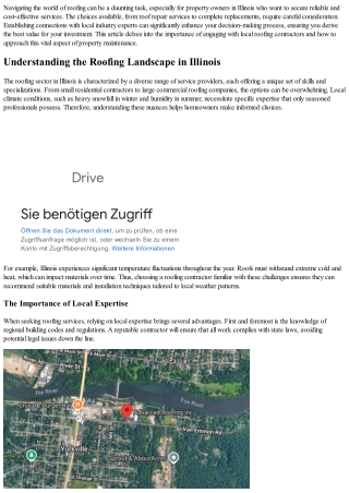 Connecting With Local Industry Experts To Get The Best Value For Your Money .