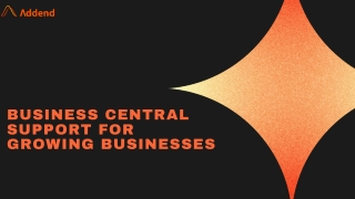 Central Support for Growing Businesses