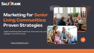 Marketing for Senior Living - Communities Proven Strategies