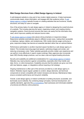 Web Design Services from a Web Design Agency in Ireland (1)