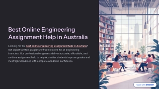 Best Online Engineering Assignment Help in Australia by Experts