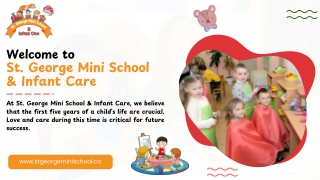 Child Care North York | St. George Mini School