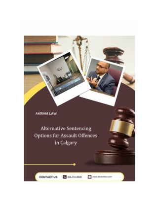 Alternative Sentencing Options for Assault Offences in Calgary