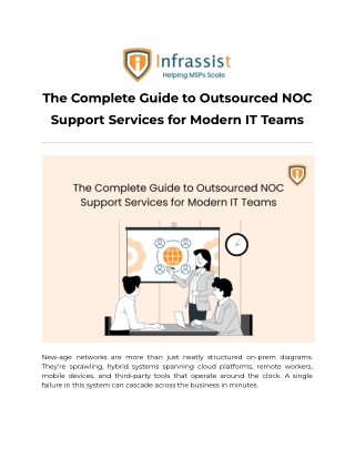 The Complete Guide to Outsourced NOC Support Services for Modern IT Teams