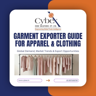 Garment Exporter Guide for Apparel & Clothing – Global Market Insights