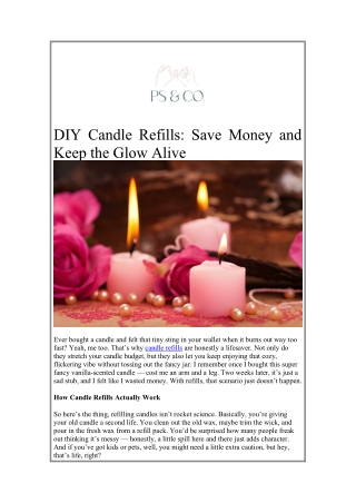candle refills