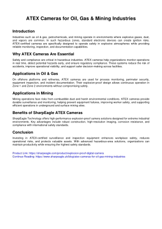 ATEX_Cameras_Oil_Gas_Mining_SharpEagle