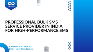 Bulk SMS Service Provider in India: Features, Benefits & Pricing