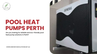 Pool Heat Pumps Perth