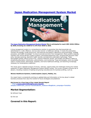 Japan Medication Management System Market