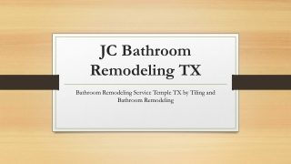 Bathroom Remodeling Service Temple TX by Tiling and Bathroom Remodeling