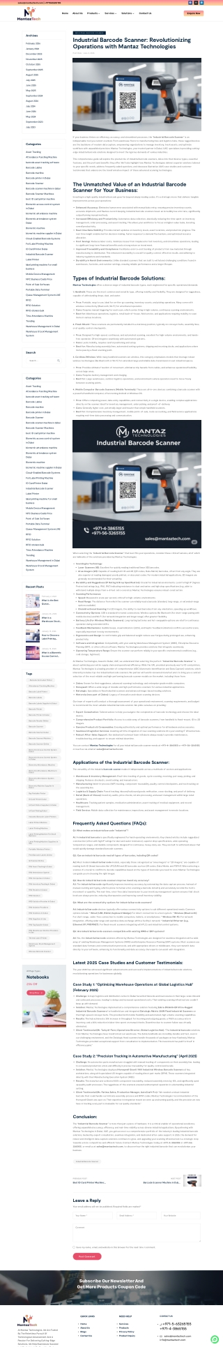 What Is an Industrial Barcode Scanner and How Does It Improve Warehouse Efficiency