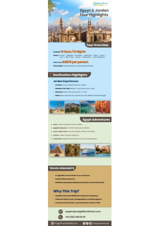 Best Of Egypt and Jordan tours Highlights
