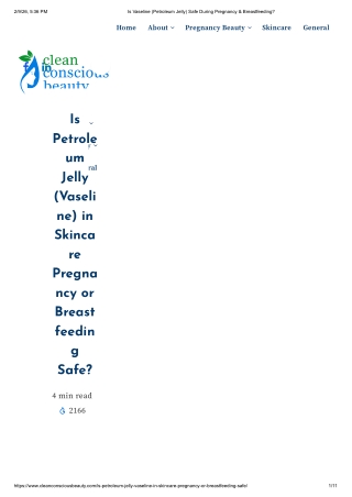 Is Vaseline (Petroleum Jelly) Safe During Pregnancy & Breastfeeding_