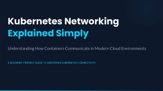 Kubernetes Networking Explained Simply for Beginners